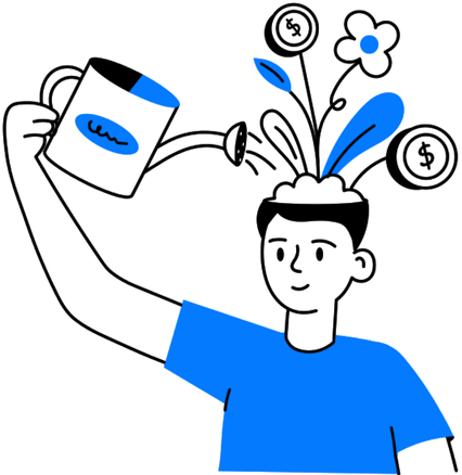 Pessoa interagindo com rede social